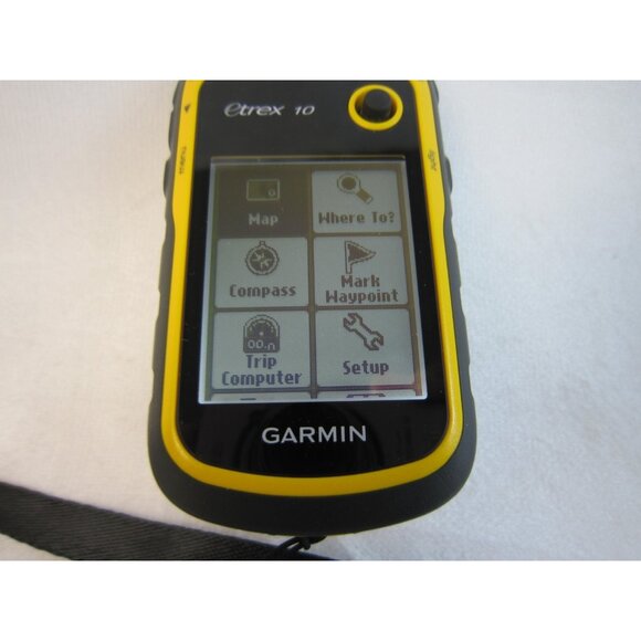 Garmin eTrex 10 Handheld GPS Monochrome Display Navigator Tested/Works - Picture 4 of 10